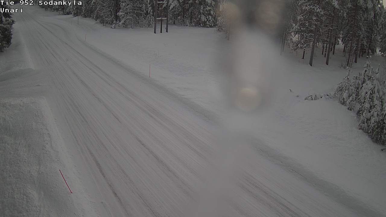Weather Camera Image Road 952 Sodankylä, Unari, Sodankylä, Lappi