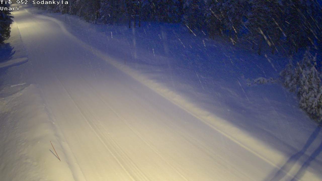 Weather Camera Image Road 952 Sodankylä, Unari, Sodankylä, Lappi