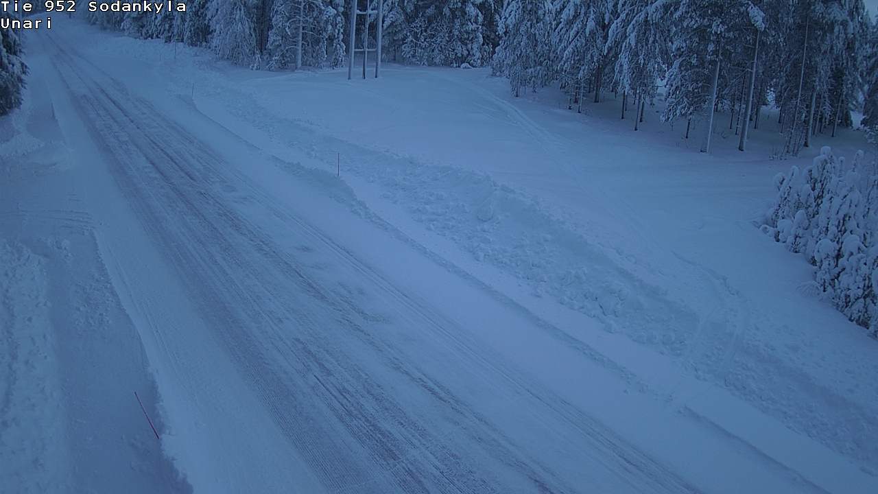 Weather Camera Image Road 952 Sodankylä, Unari, Sodankylä, Lappi