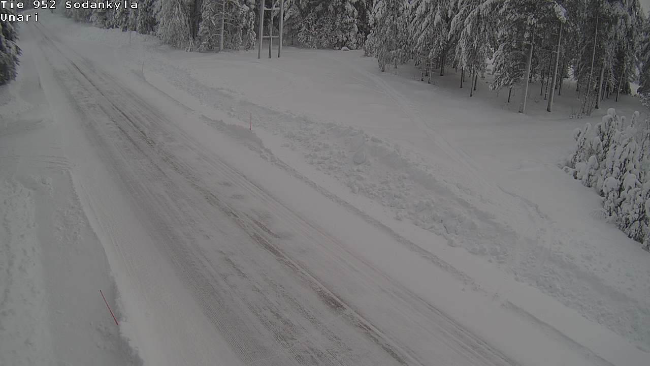 Weather Camera Image Road 952 Sodankylä, Unari, Sodankylä, Lappi