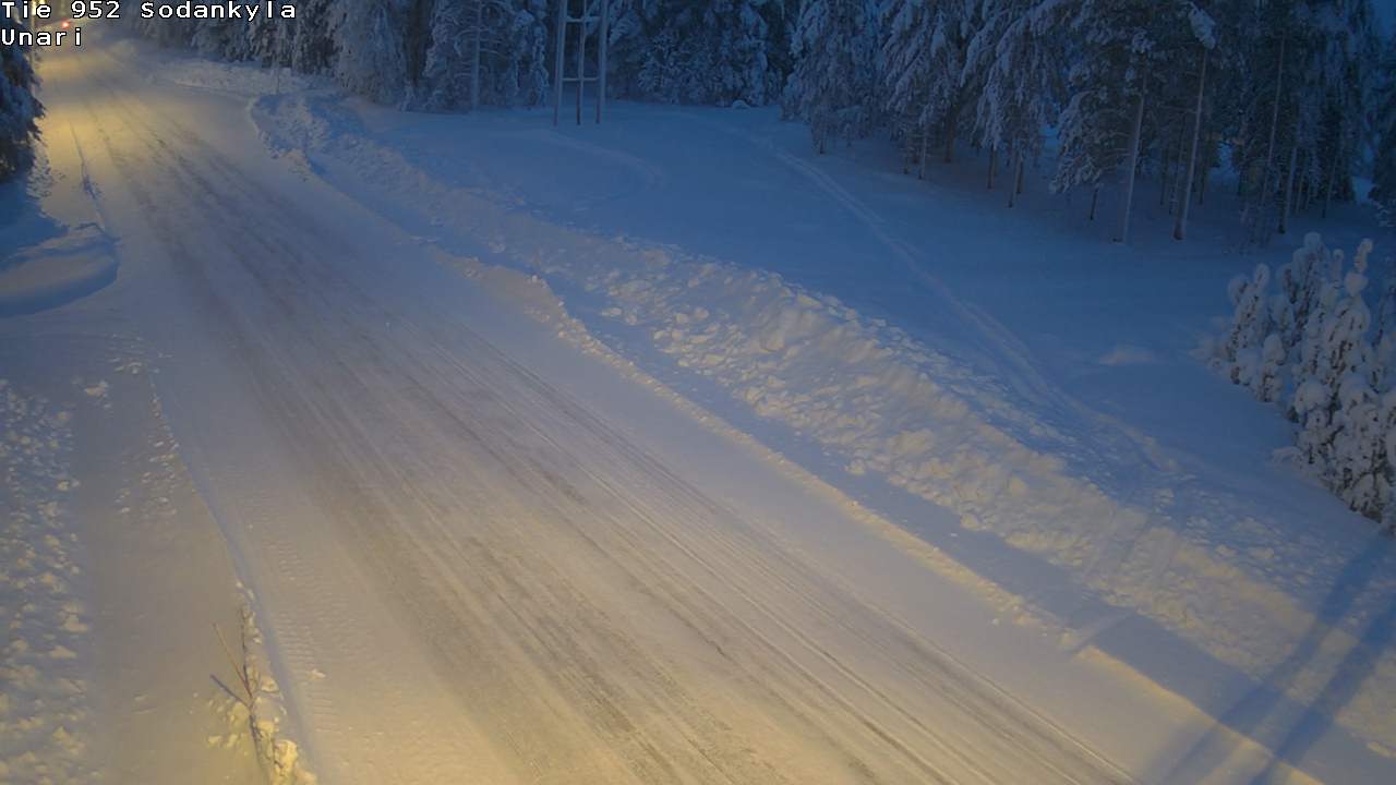 Weather Camera Image Road 952 Sodankylä, Unari, Sodankylä, Lappi