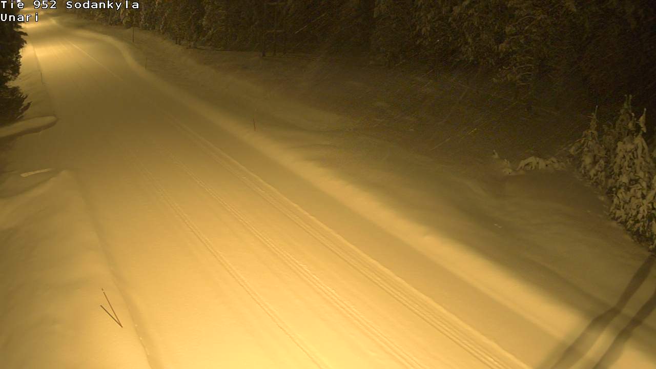 Weather Camera Image Road 952 Sodankylä, Unari, Sodankylä, Lappi