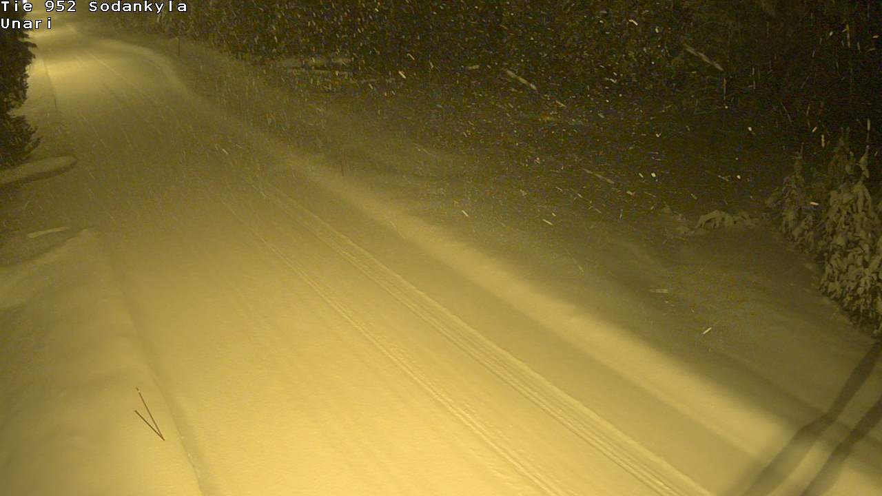 Weather Camera Image Road 952 Sodankylä, Unari, Sodankylä, Lappi