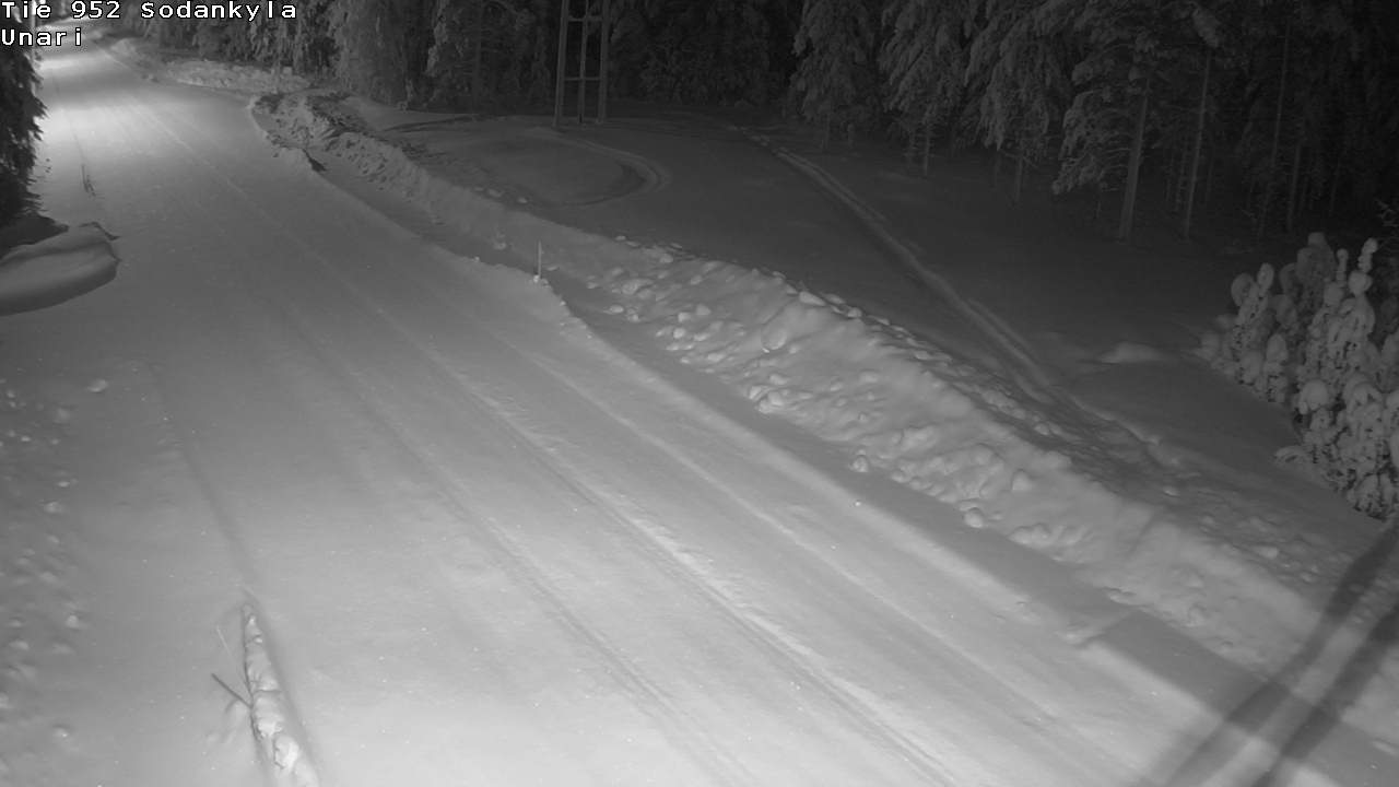 Weather Camera Image Väg 952 Sodankylä, Unari, Sodankylä, Lappi