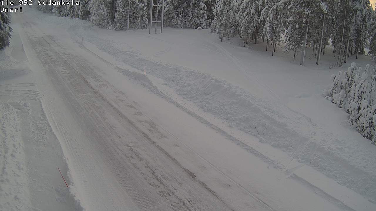 Weather Camera Image Road 952 Sodankylä, Unari, Sodankylä, Lappi