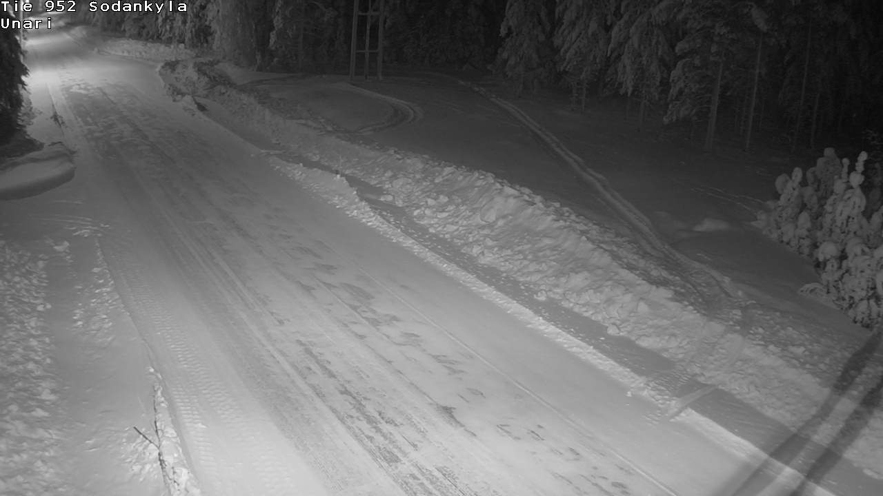 Weather Camera Image Road 952 Sodankylä, Unari, Sodankylä, Lappi