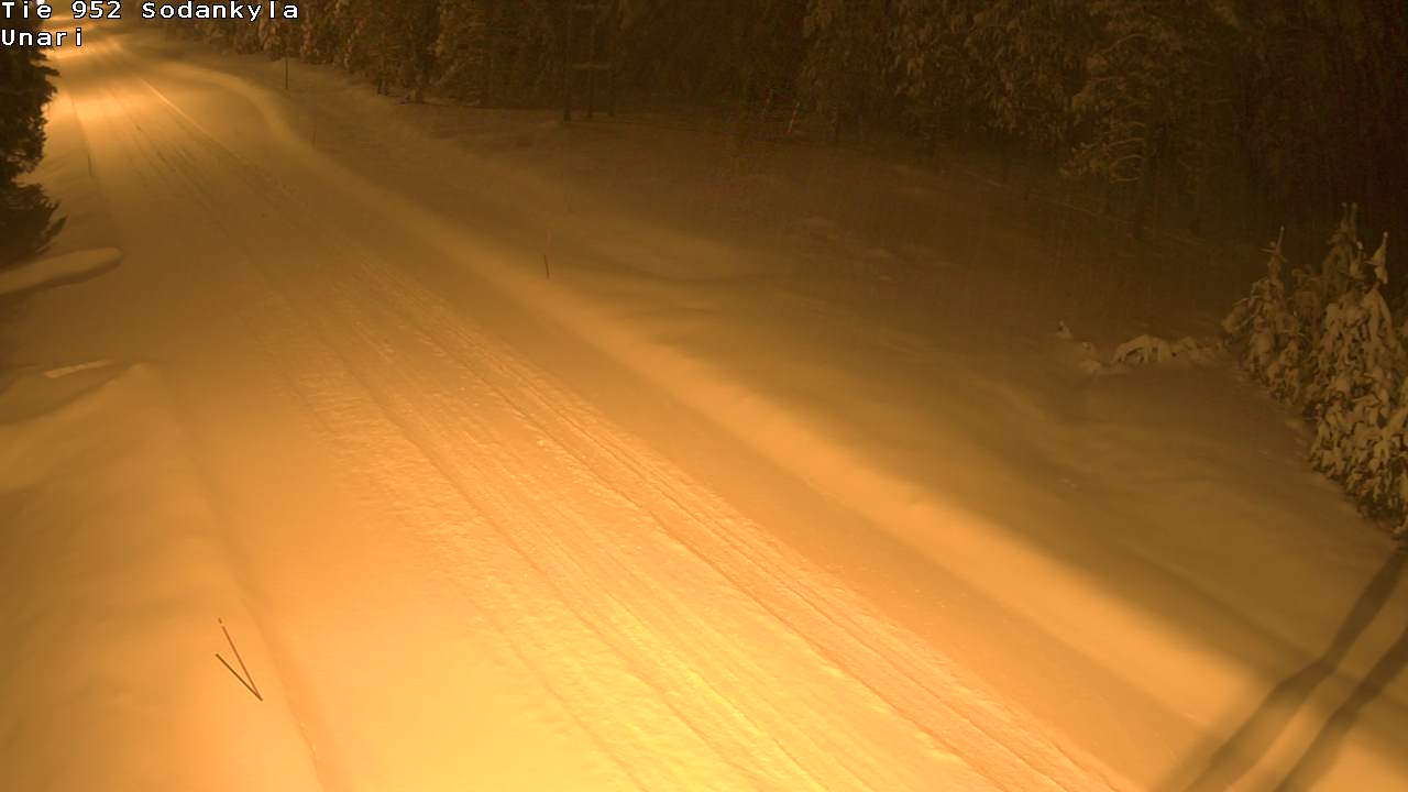 Weather Camera Image Road 952 Sodankylä, Unari, Sodankylä, Lappi