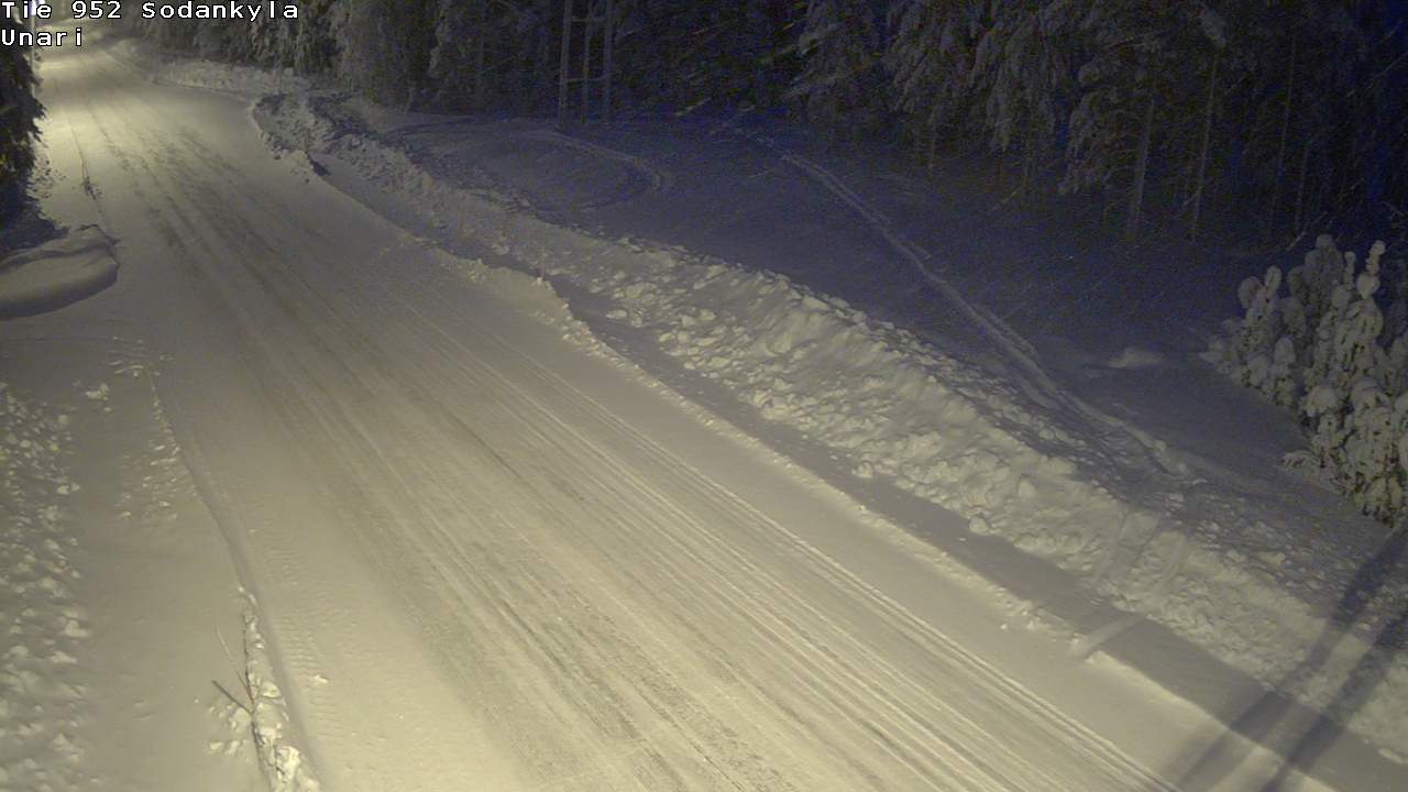 Weather Camera Image Road 952 Sodankylä, Unari, Sodankylä, Lappi