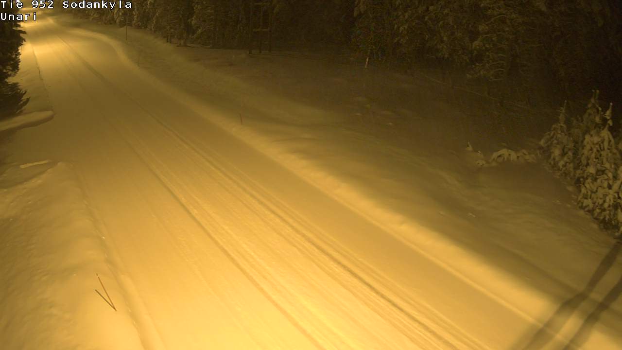 Weather Camera Image Road 952 Sodankylä, Unari, Sodankylä, Lappi