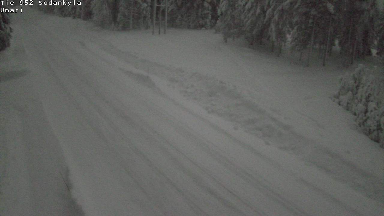Weather Camera Image Road 952 Sodankylä, Unari, Sodankylä, Lappi