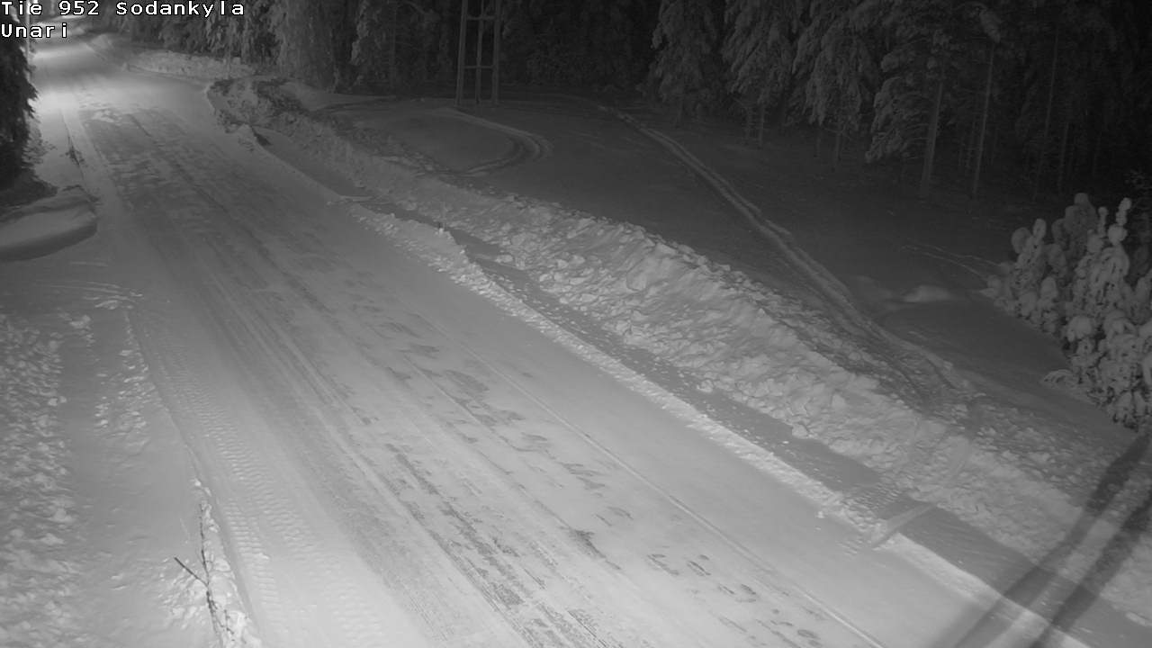Weather Camera Image Road 952 Sodankylä, Unari, Sodankylä, Lappi
