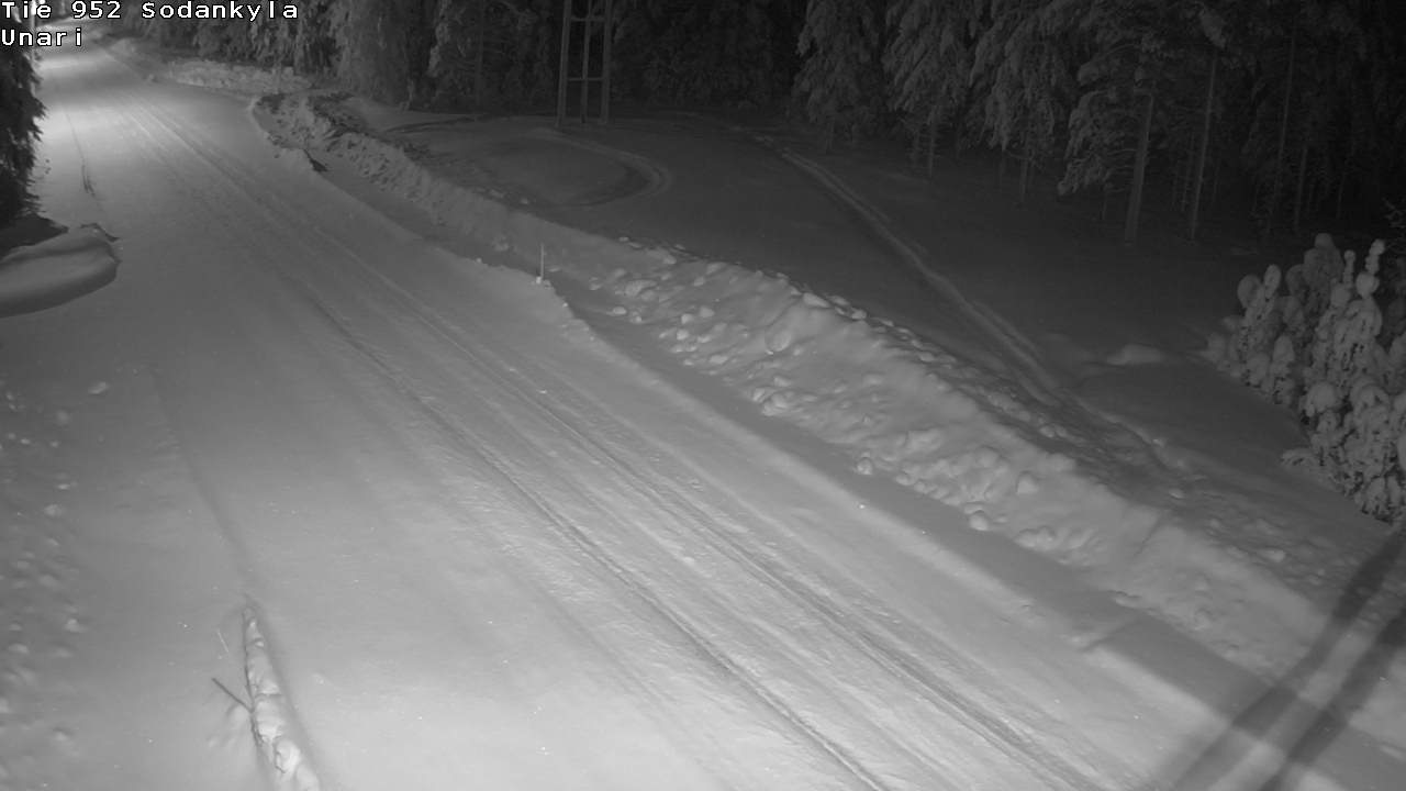 Weather Camera Image Väg 952 Sodankylä, Unari, Sodankylä, Lappi