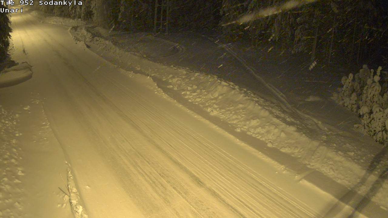 Weather Camera Image Road 952 Sodankylä, Unari, Sodankylä, Lappi