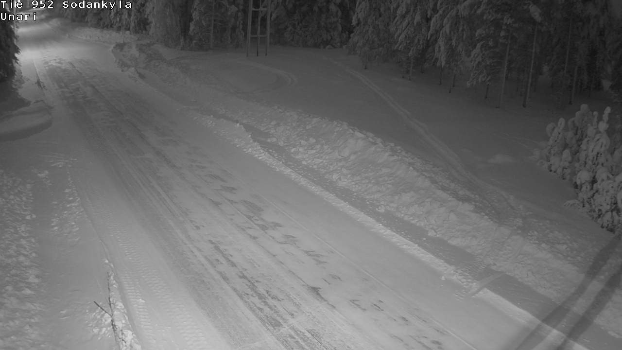 Weather Camera Image Road 952 Sodankylä, Unari, Sodankylä, Lappi