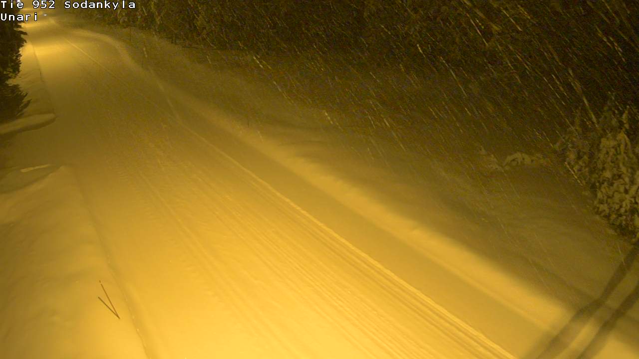 Weather Camera Image Road 952 Sodankylä, Unari, Sodankylä, Lappi