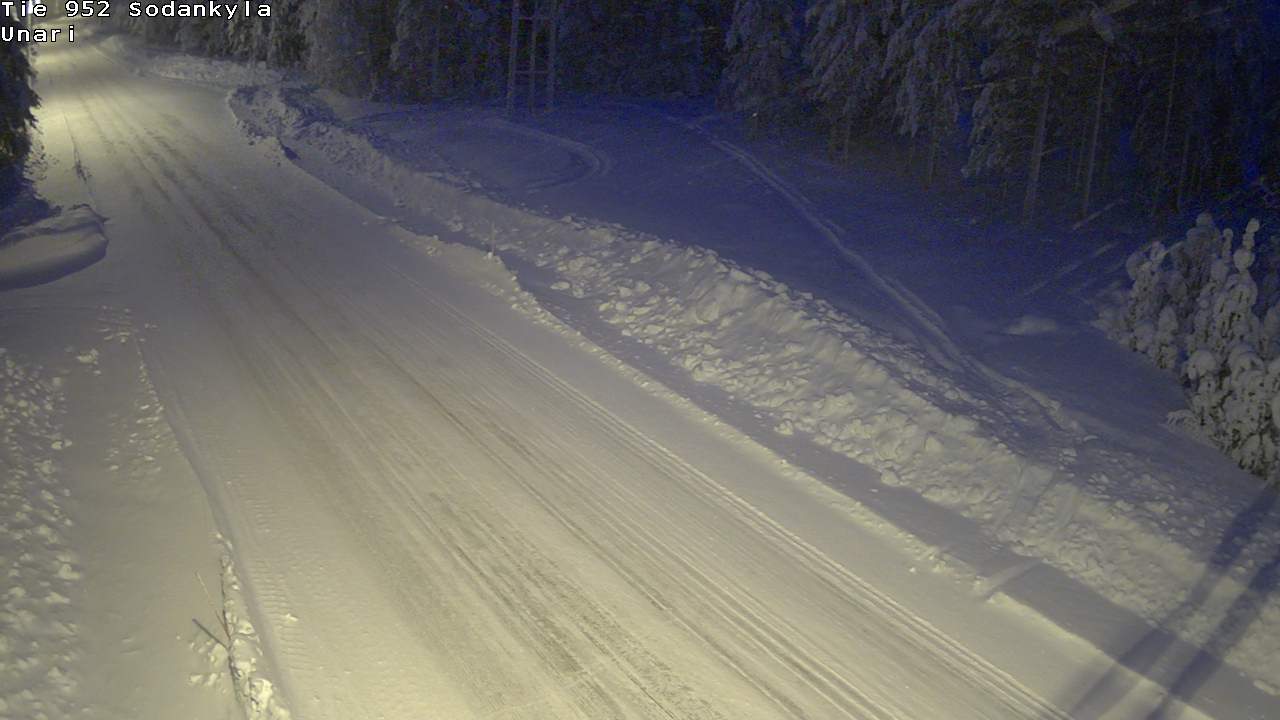 Weather Camera Image Road 952 Sodankylä, Unari, Sodankylä, Lappi