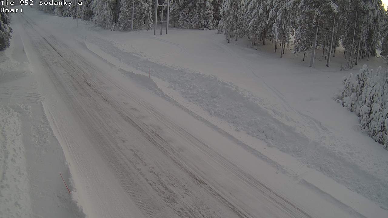 Weather Camera Image Road 952 Sodankylä, Unari, Sodankylä, Lappi