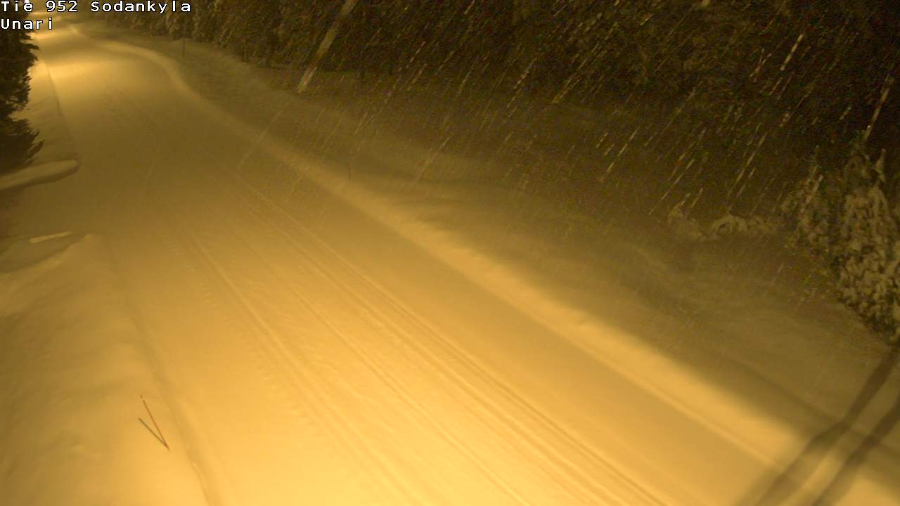 Weather Camera Image Road 952 Sodankylä, Unari, Sodankylä, Lappi