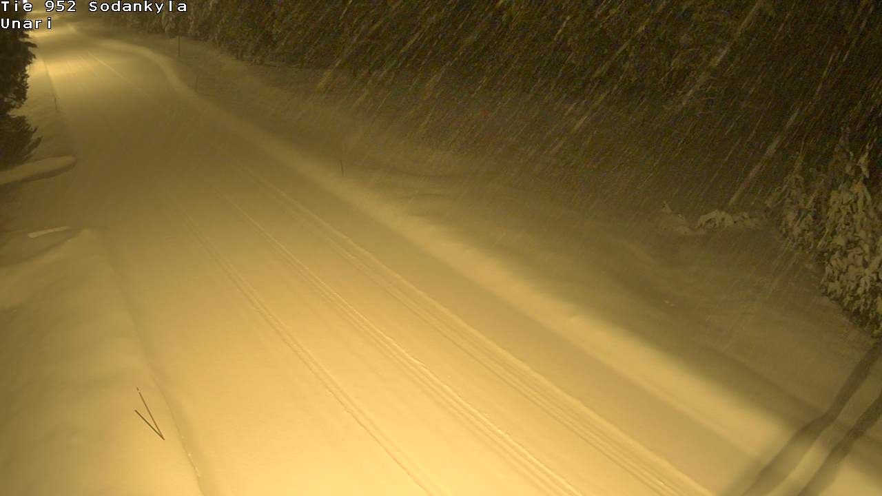 Weather Camera Image Road 952 Sodankylä, Unari, Sodankylä, Lappi