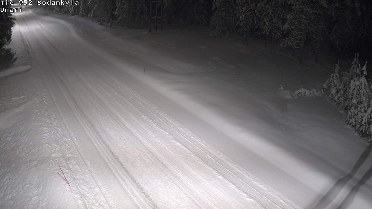 Weather Camera Image Road 952 Sodankylä, Unari, Sodankylä, Lappi