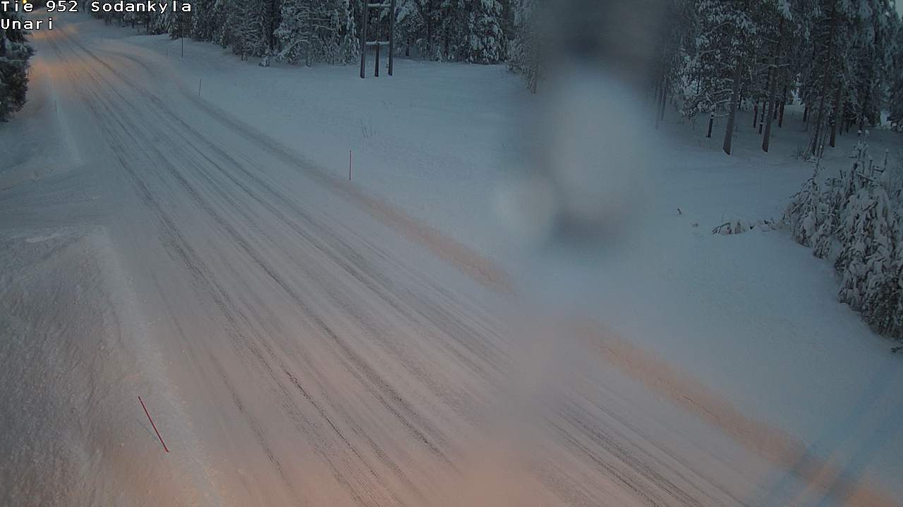 Weather Camera Image Road 952 Sodankylä, Unari, Sodankylä, Lappi
