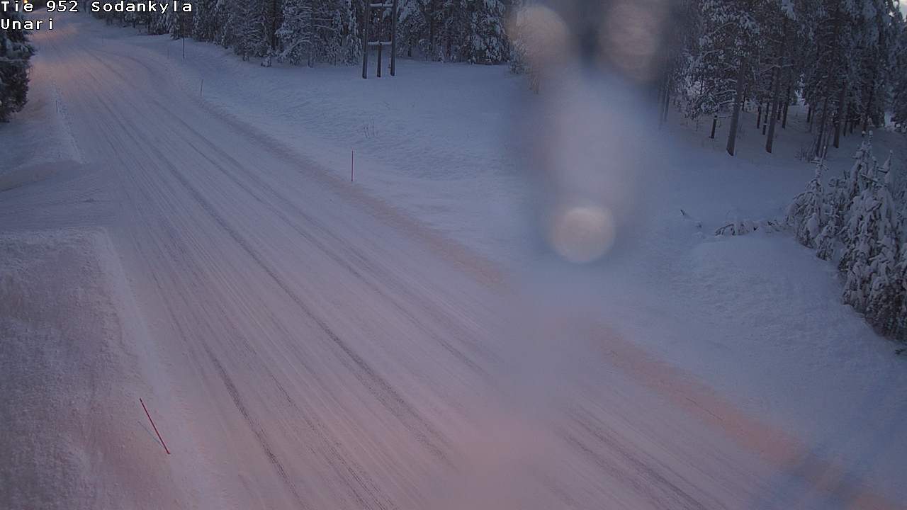 Weather Camera Image Road 952 Sodankylä, Unari, Sodankylä, Lappi