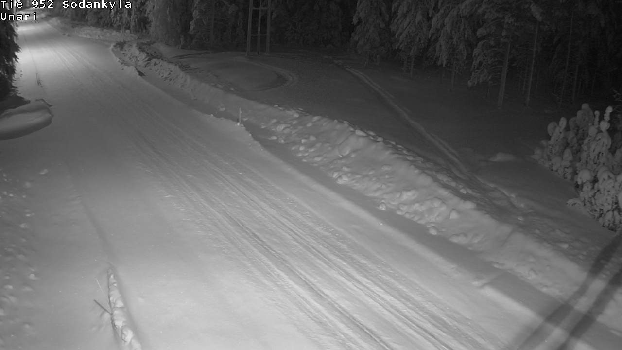 Weather Camera Image Väg 952 Sodankylä, Unari, Sodankylä, Lappi
