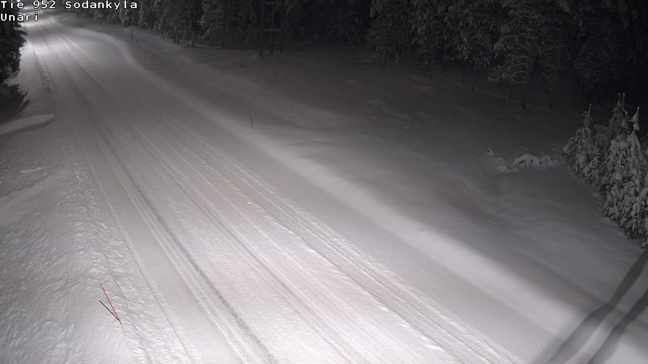 Weather Camera Image Road 952 Sodankylä, Unari, Sodankylä, Lappi