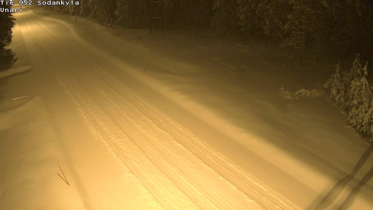 Weather Camera Image Road 952 Sodankylä, Unari, Sodankylä, Lappi