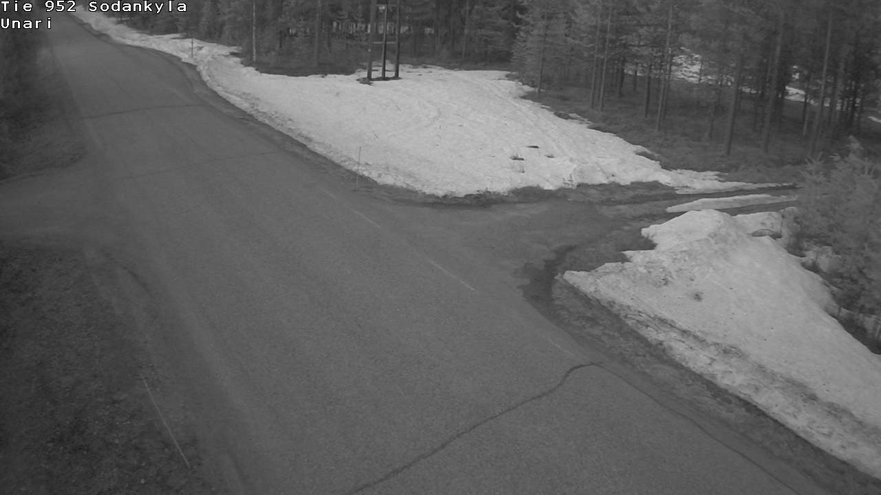 Weather Camera Image Road 952 Sodankylä, Unari, Sodankylä, Lappi