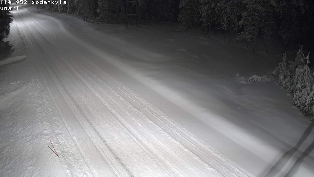 Weather Camera Image Road 952 Sodankylä, Unari, Sodankylä, Lappi