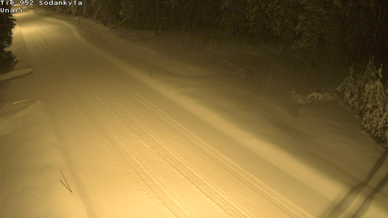 Weather Camera Image Road 952 Sodankylä, Unari, Sodankylä, Lappi