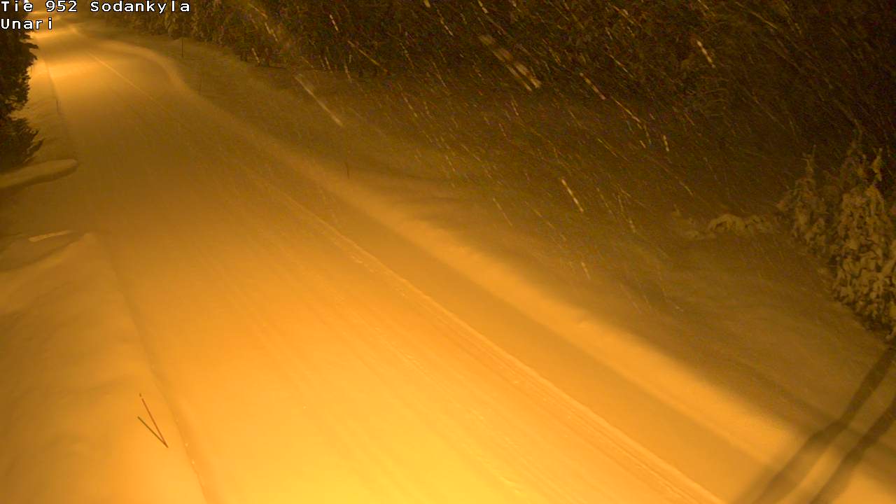 Weather Camera Image Road 952 Sodankylä, Unari, Sodankylä, Lappi
