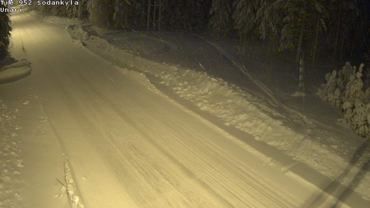 Weather Camera Image Road 952 Sodankylä, Unari, Sodankylä, Lappi