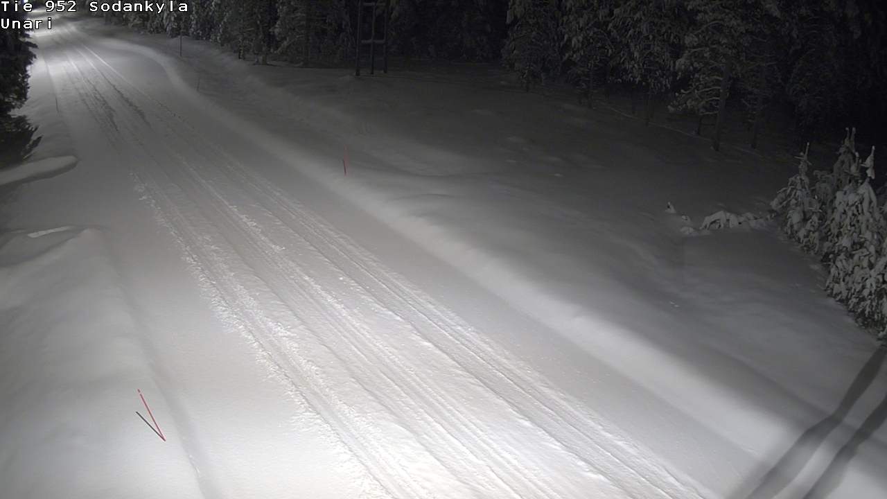 Weather Camera Image Road 952 Sodankylä, Unari, Sodankylä, Lappi