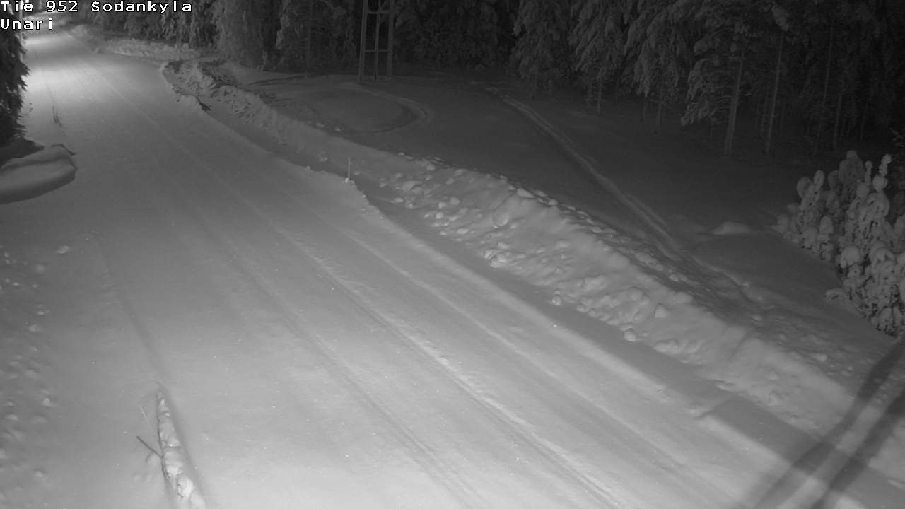 Weather Camera Image Väg 952 Sodankylä, Unari, Sodankylä, Lappi