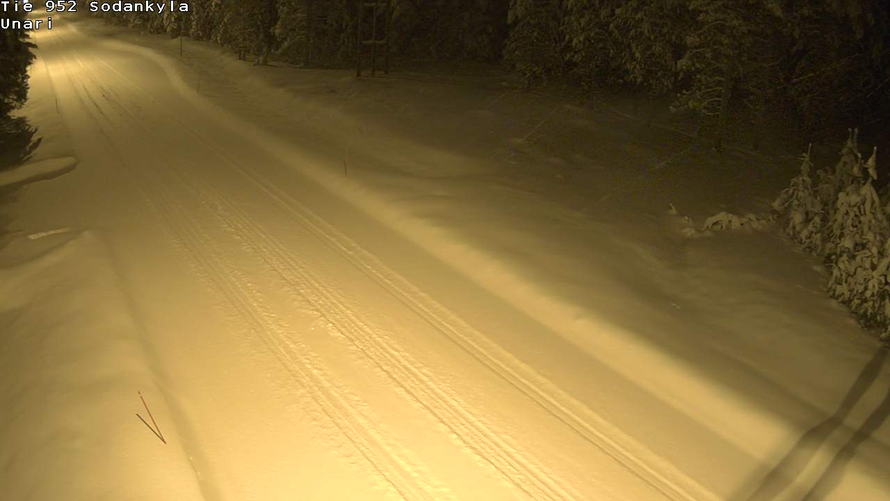 Weather Camera Image Road 952 Sodankylä, Unari, Sodankylä, Lappi