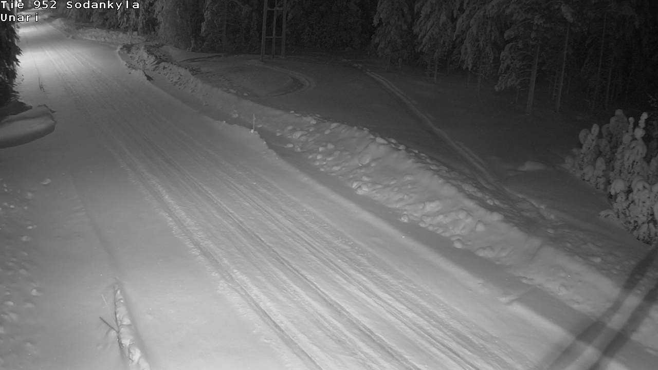 Weather Camera Image Väg 952 Sodankylä, Unari, Sodankylä, Lappi