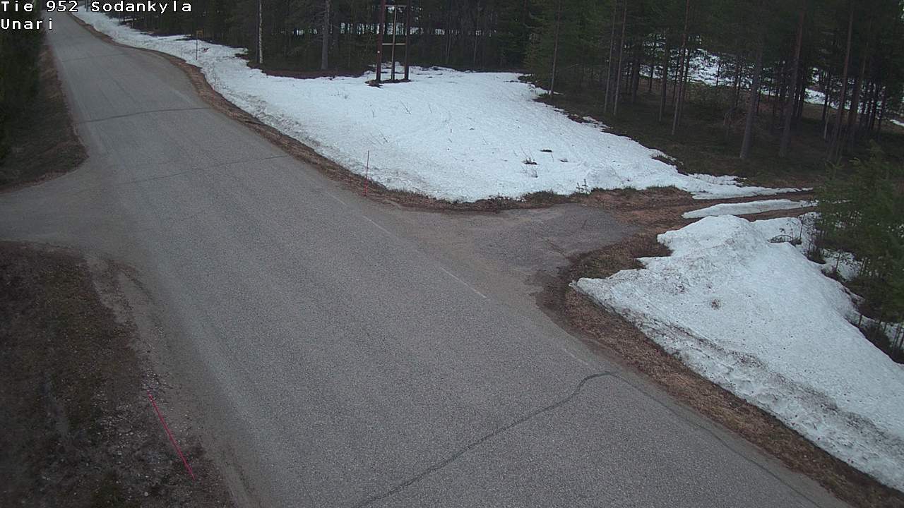 Weather Camera Image Road 952 Sodankylä, Unari, Sodankylä, Lappi