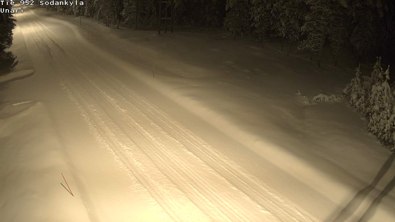 Weather Camera Image Road 952 Sodankylä, Unari, Sodankylä, Lappi