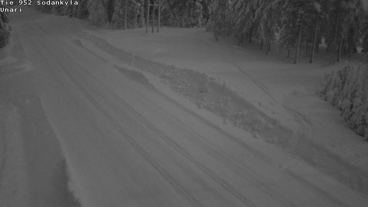 Weather Camera Image Road 952 Sodankylä, Unari, Sodankylä, Lappi
