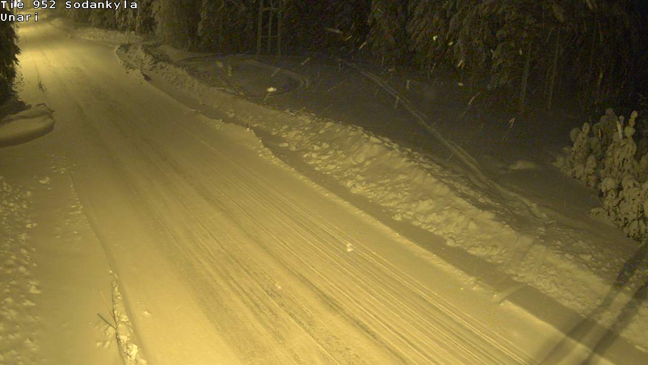 Weather Camera Image Road 952 Sodankylä, Unari, Sodankylä, Lappi