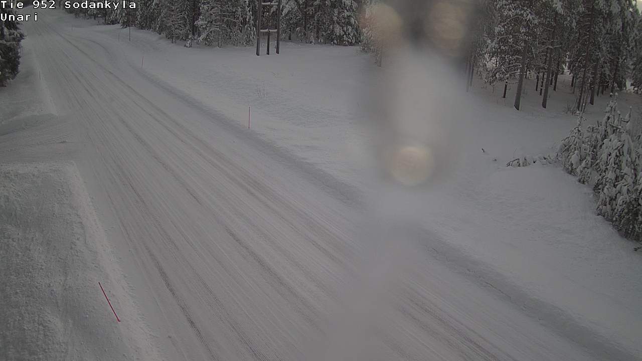 Weather Camera Image Road 952 Sodankylä, Unari, Sodankylä, Lappi