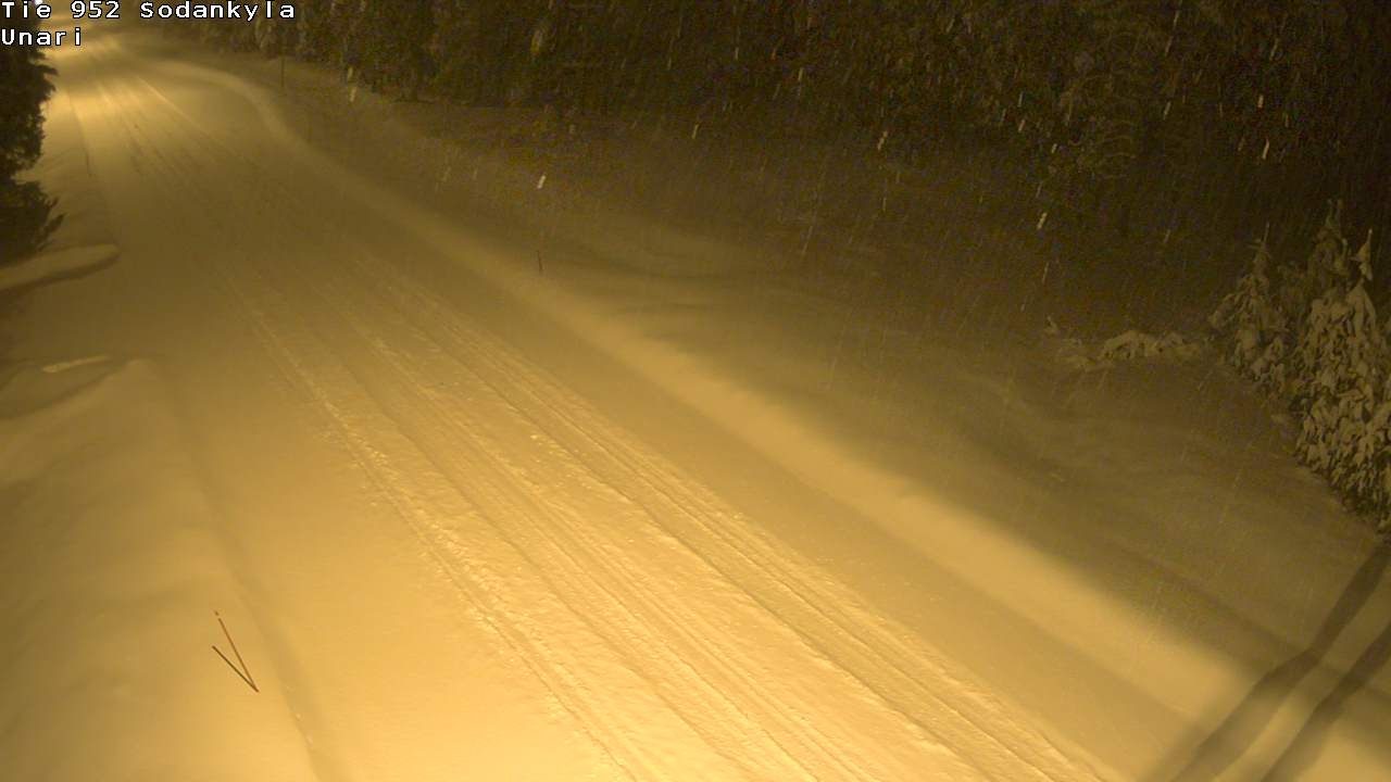Weather Camera Image Road 952 Sodankylä, Unari, Sodankylä, Lappi