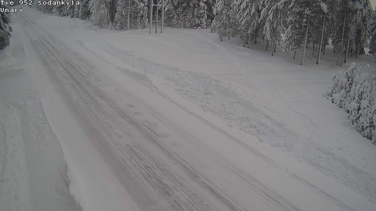 Weather Camera Image Road 952 Sodankylä, Unari, Sodankylä, Lappi