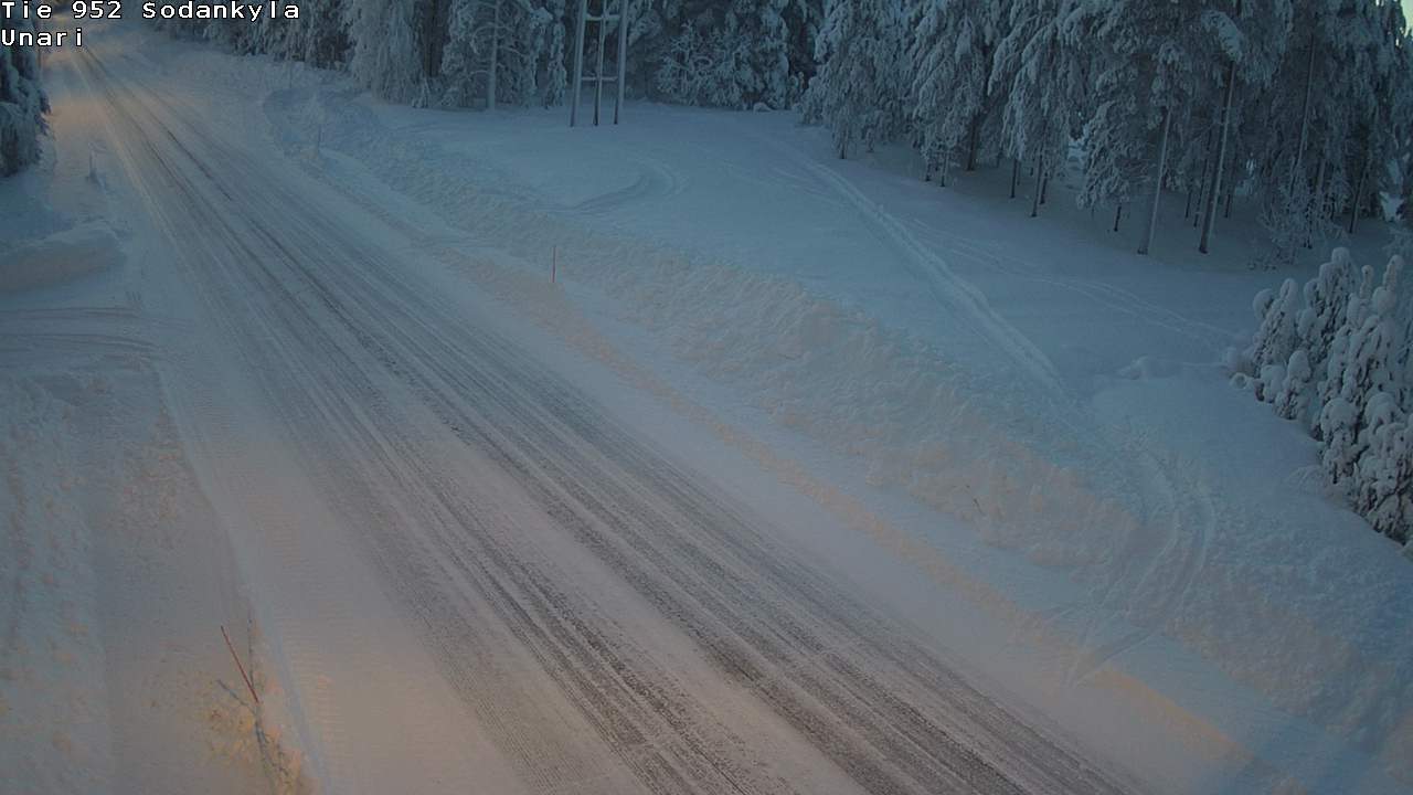 Kelikamerat Kuva Tie 952 SodankyläI Unari, Sodankylä, Lappi