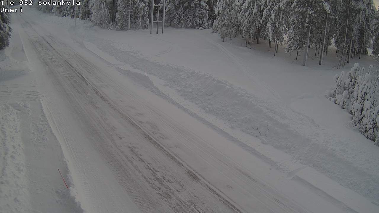Weather Camera Image Road 952 Sodankylä, Unari, Sodankylä, Lappi
