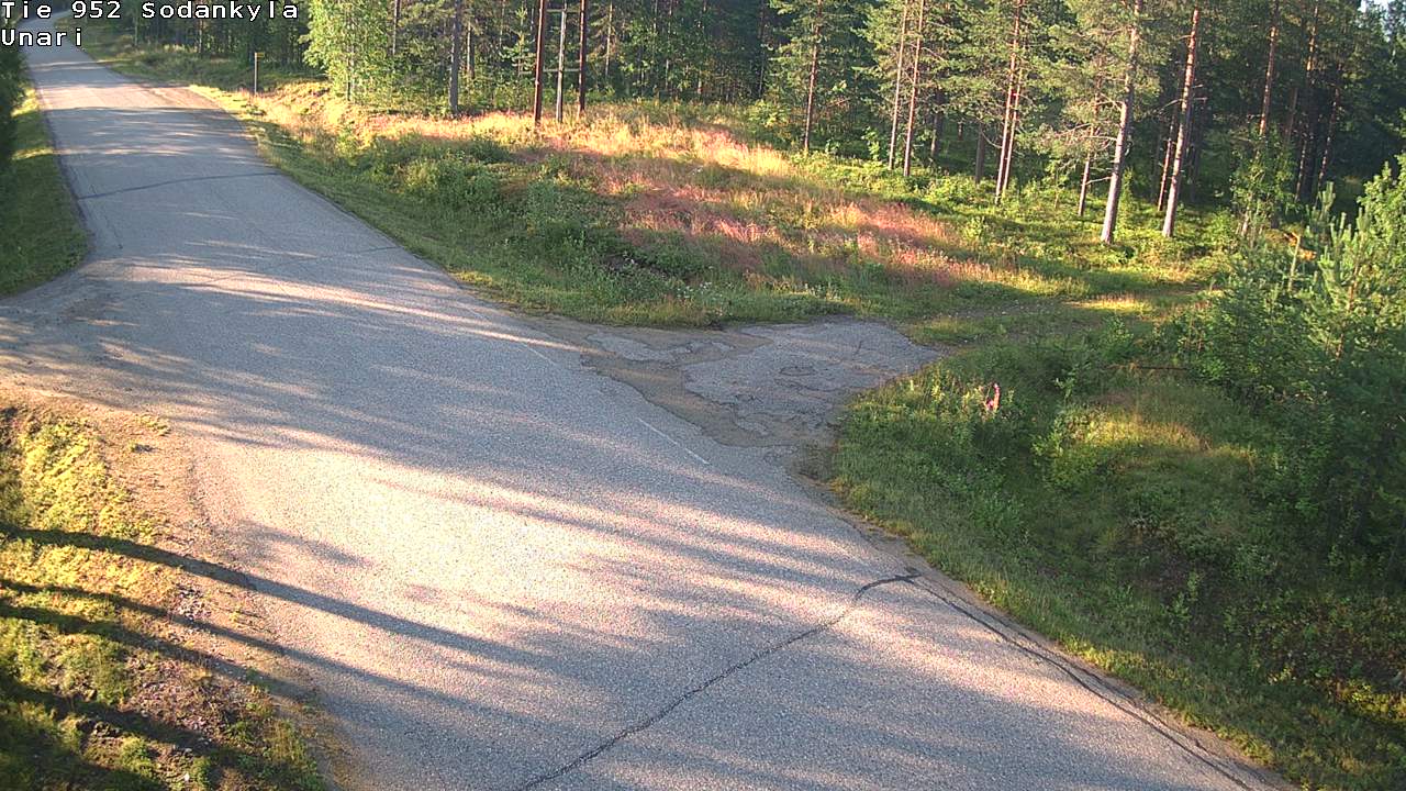 Weather Camera Image Väg 952 Sodankylä, Unari, Sodankylä, Lappi