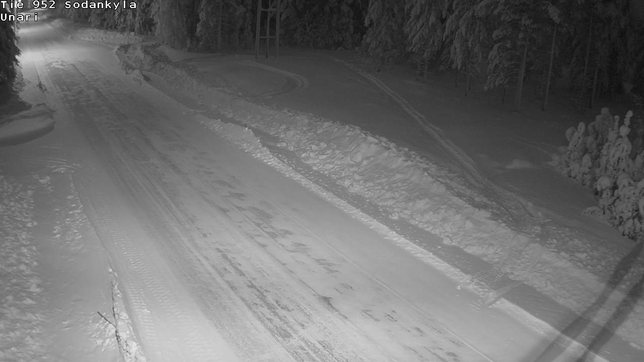 Weather Camera Image Road 952 Sodankylä, Unari, Sodankylä, Lappi
