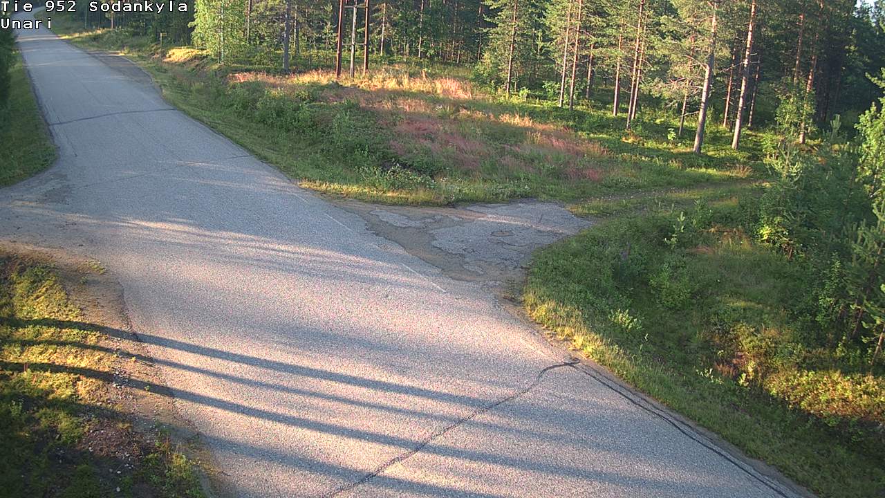Kelikamerat Kuva Tie 952 SodankyläI Unari, Sodankylä, Lappi
